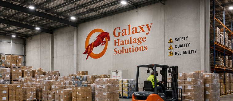 Galaxy Haulage Solutions warehouse interior